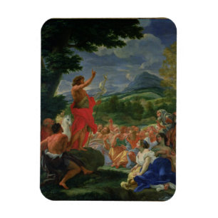 Ímã St John Preaching do baptista, pintado antes de
