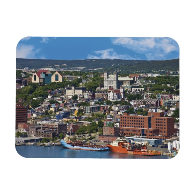 Ímã St. John's, Terra Nova e Labrador, Canadá, a costa (Horizontal)