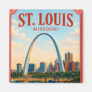 Imã 🌉 St Louis Missouri Vacação Gateway Arch 🌉