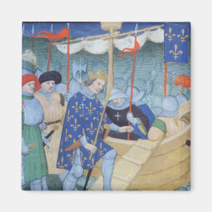 Imã St Louis que embarca para as cruzadas