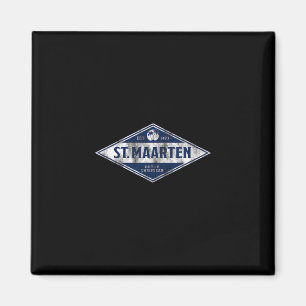 Imã St. Maarten Vintage Dge Homens Mulheres Cruzeiro F