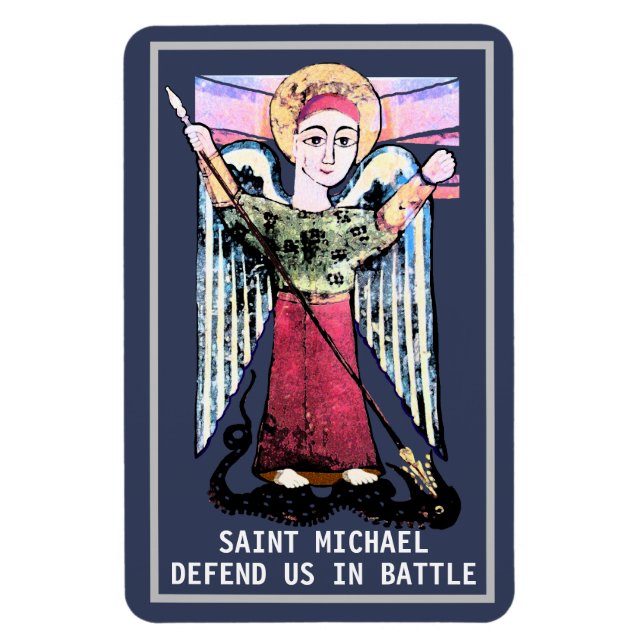 Ímã St Michael defend us  (Vertical)