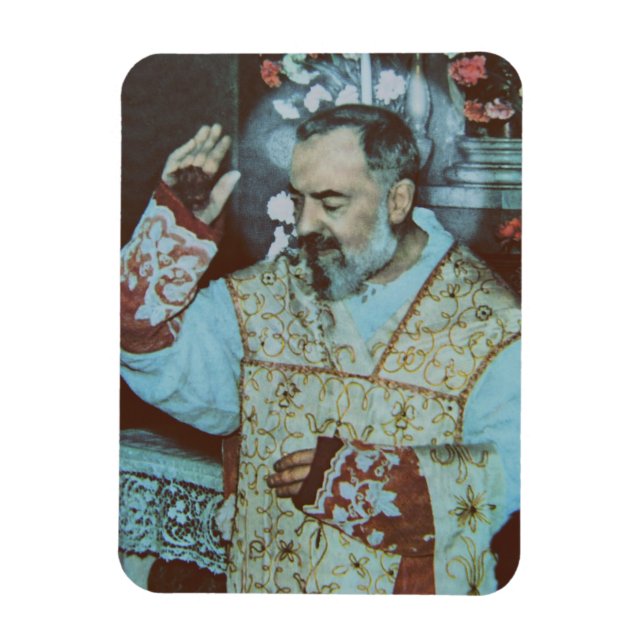 Ímã St. Padre Pio of Pietrelcina The Seraphic Priest (Vertical)