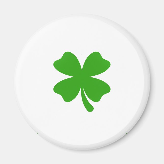 Imã st patricks clover emoji (Frente)