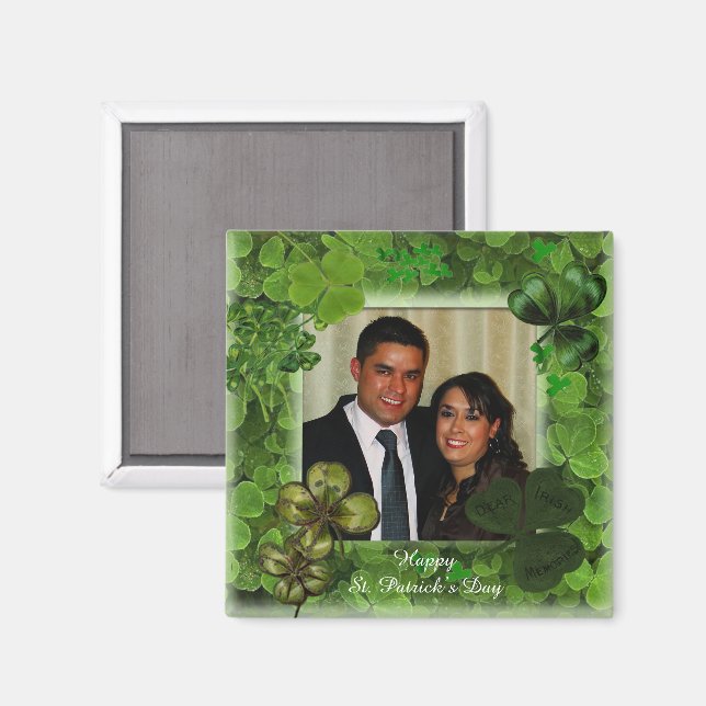 Imã St. Patrick's Day Photo (Front/Back)