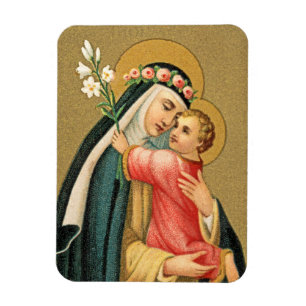 Ímã St. Rose of Lima and the Christ Child (M 023)