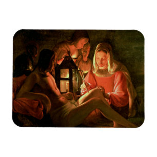 Ímã St. Sebastian tendido pela mulher santamente (o