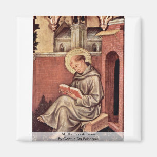 Imã St Thomas Aquinas por Gentile da Fabriano