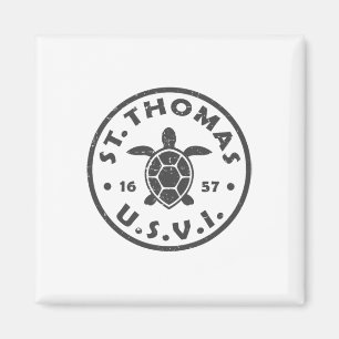 Imã St Thomas Usvi Tartaruga Marinha Homens Mulheres C