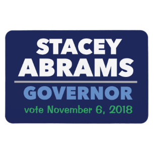 Ímã Stacey Abrams, Governador com um encontro!