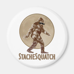 Imã STACHESQUATCH mim bigode se você viu meu Squatch