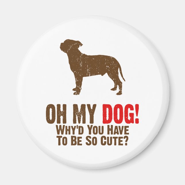 Imã Staffordshire Bull Terrier (Frente)