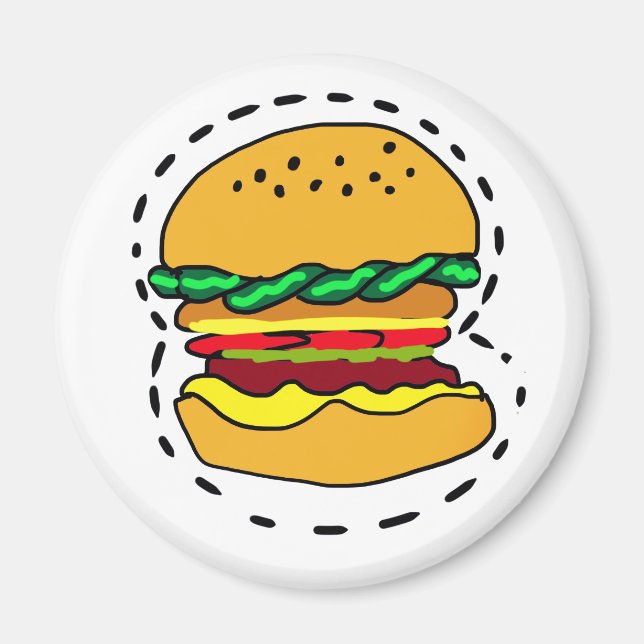 Imã Standard, 2¼ Inch Circle Magnet (Frente)