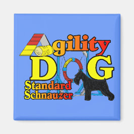 Imã Standard_Schnauzer_Agilidade