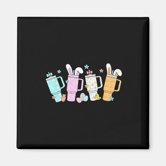 Imã Stanley Tumbler na Páscoa Retro Tumbler inspirou g (Frente)