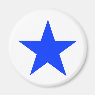 Imã Star Blue O MUSEUM Zazzle dá presentes