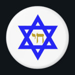 Imã STAR de David e Símbolo da LIFE<br><div class="desc">símbolos judeus</div>