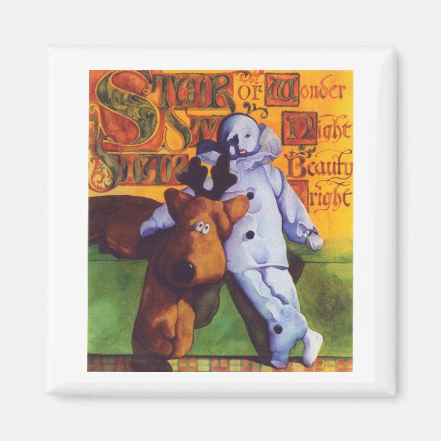 Imã STAR DE Magneta Quadrada MAIS MARAVILHA (Frente)