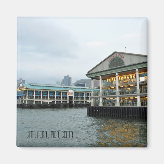Imã Star Ferry Pier Magnet Central (Frente)