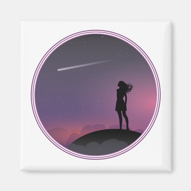 Imã Star Gazing Girl (Frente)