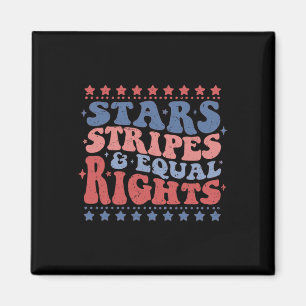 Imã Star Strips E Igualdade De Direitos Patriótico 4º