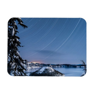 Ímã Star Trails Crater Lake National Park