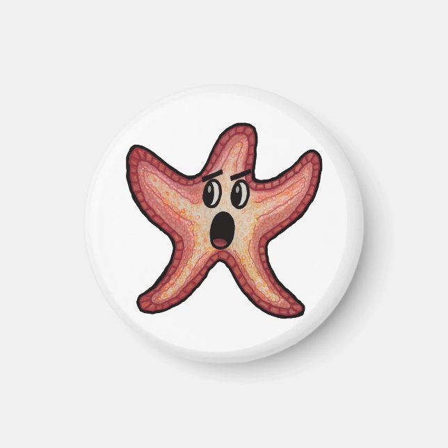 Imã Starfish Chocado (Frente)