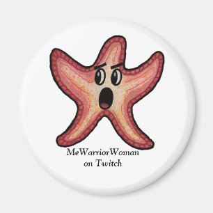 Imã Starfish chocado, MmeWarriorWoman no Twitch