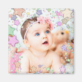 Imã Starry Baby Photo Magnet