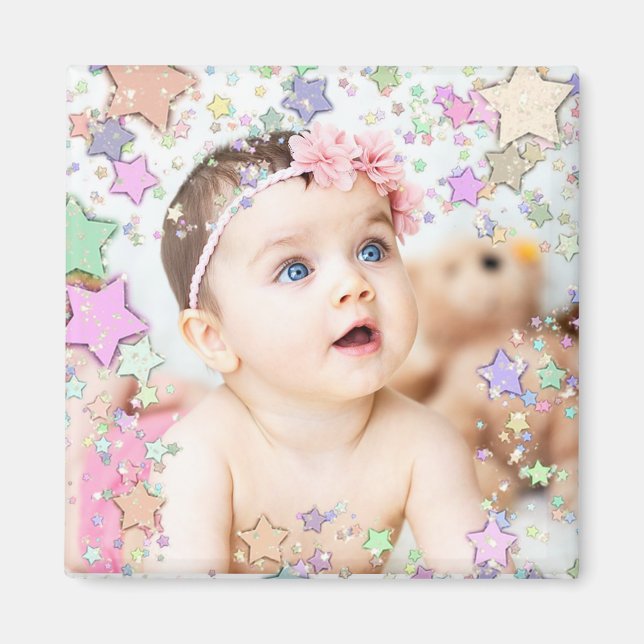 Imã Starry Baby Photo Magnet (Frente)