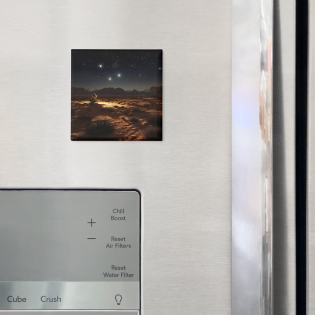 Imã Starry Night Desert (In Situ (Fridge))