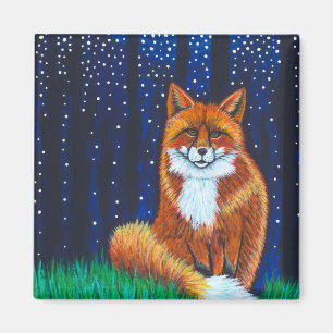 Imã Starry Night Fox