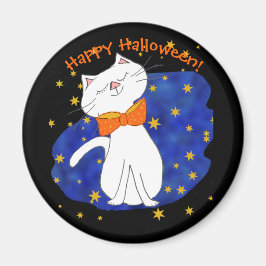 Imã Starry Night Kitty Halloween