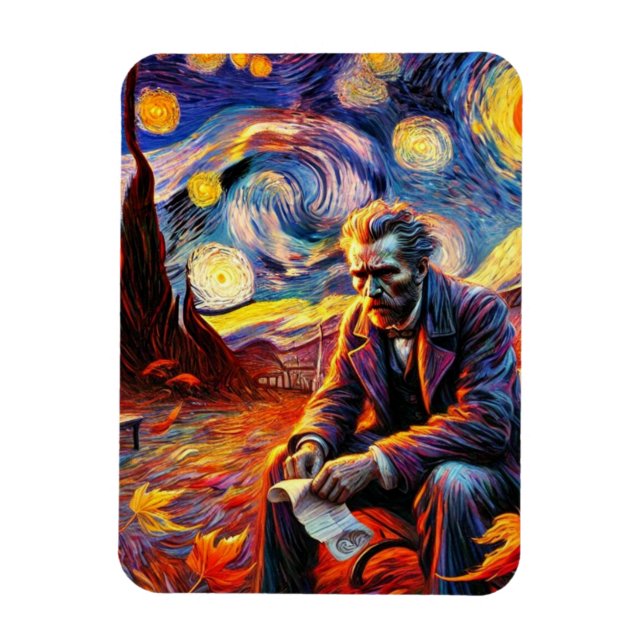 Ímã Starry Night Magnet - 14 de outubro Reflexão (Vertical)