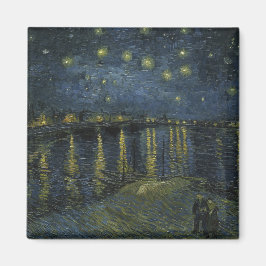 Imã Starry Night Over the Rhone by Vincent Van Gogh
