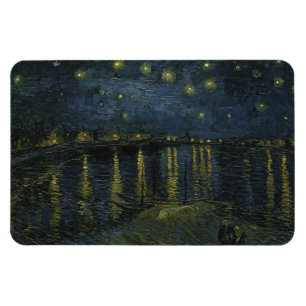 Ímã Starry Night Over the Rhône, pintura a óleo Van Go