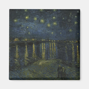 Imã Starry Night Over the Rhône, pintura a óleo Van Go