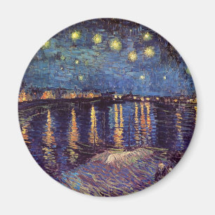 Imã Starry Night Over the Rhone, por Vincent van Gogh