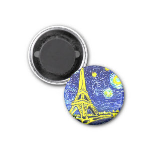 Imã Starry Night Paris França
