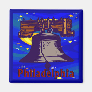 Imã Starry Night Philadelphia Liberty Bell