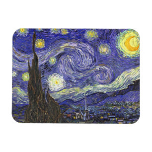 Ímã Starry Night por Vincent van Gogh
