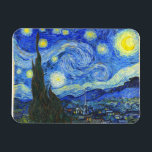 Ímã Starry Night por Vincent van Gogh<br><div class="desc">Starry Night por Vincent van Gogh</div>
