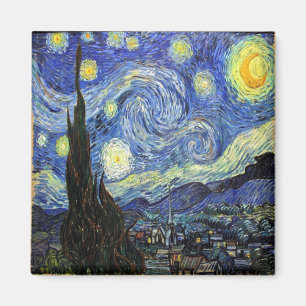 Imã Starry Night Por Vincent Van Gogh 1889