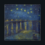 Imã Starry Night, Vincent van Gogh<br><div class="desc">Vincent Willem van Gogh (30 de março de 1853 - 29 de julho de 1890) foi um pintor holandês impressionista poste que se encontra entre as figuras mais famosas e influentes da história da arte ocidental. Em pouco mais de uma década, criou cerca de 2.100 trabalhos de arte, incluindo cerca...</div>