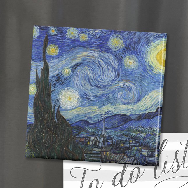 Imã Starry Night | Vincent Van Gogh (Criador carregado)