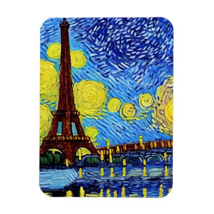 Ímã Starry Paris Night