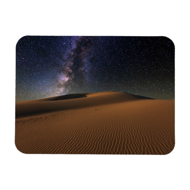 Ímã Starry Sky sobre o deserto de Sand Dunes Gobi (Horizontal)