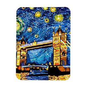 Ímã Starry Starry Night London Inglaterra