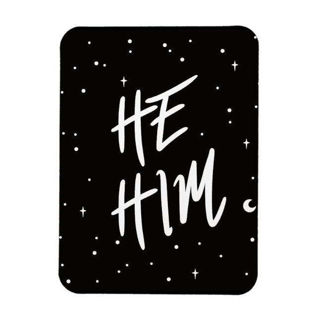 Ímã Stars Ele/Ele Pronounes (Vertical)