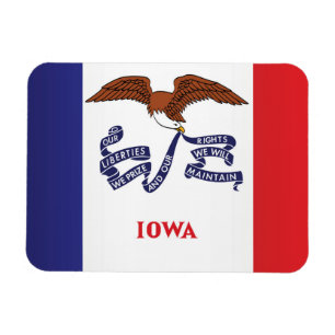 Ímã State Flag of Iowa, EUA